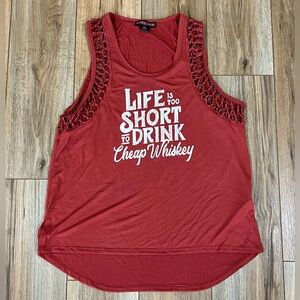 Rock & Roll Cowgirl Whiskey Tank XL